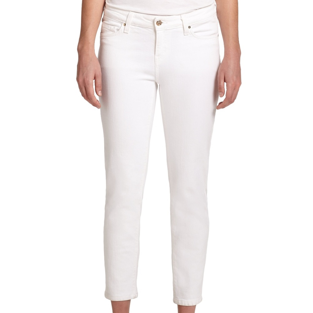 Kate Spade Broome Street White Denim Crop Pants